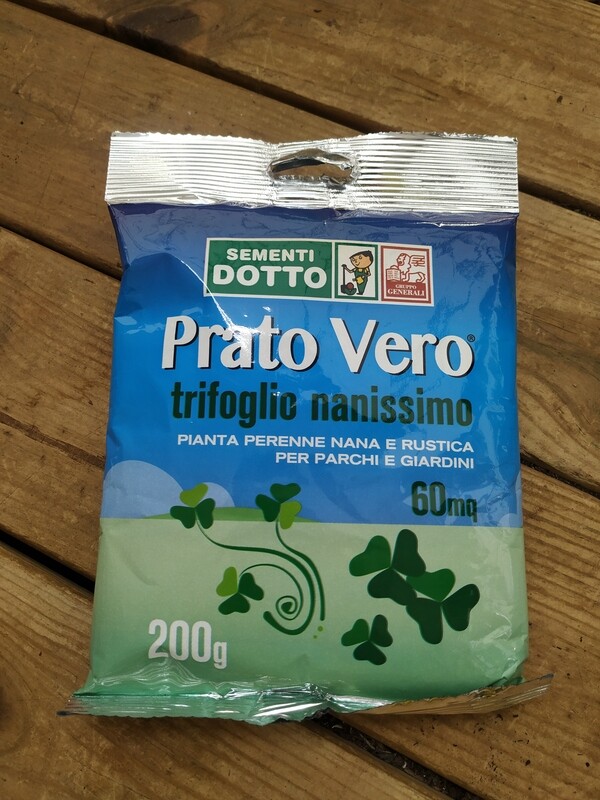 Semi per Prato Trifoglio Nanissimo Busta 200 gr - Sementi Dotto