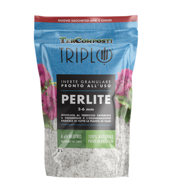 Granulato TerComposti Triplo, Perlite - 3 LT Granulato TerComposti Triplo, Perlite - 3 LT