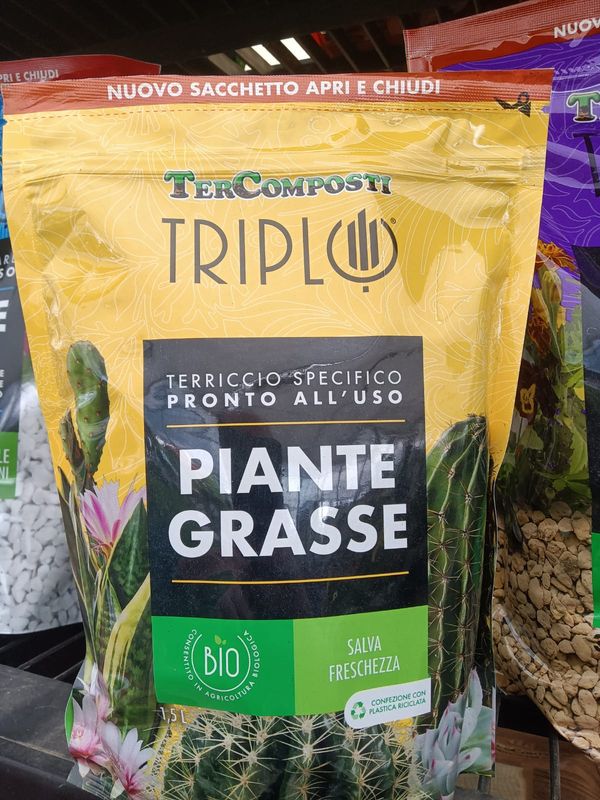 Terriccio TerComposti Triplo, Piante Grasse - 1,5 LT