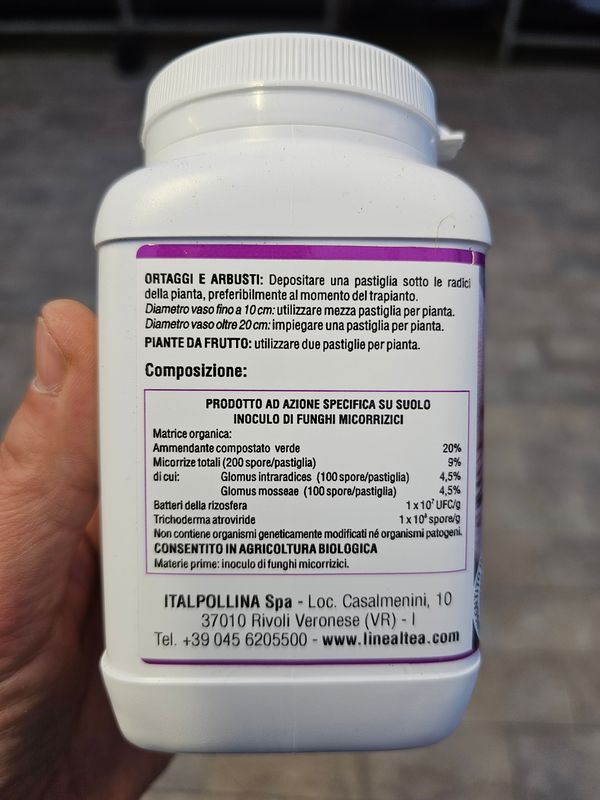 Micorrize e trichoderma in pastiglie monodose, per il trapianto di piante e fiori Mycorrize - Confezione da 50 pz