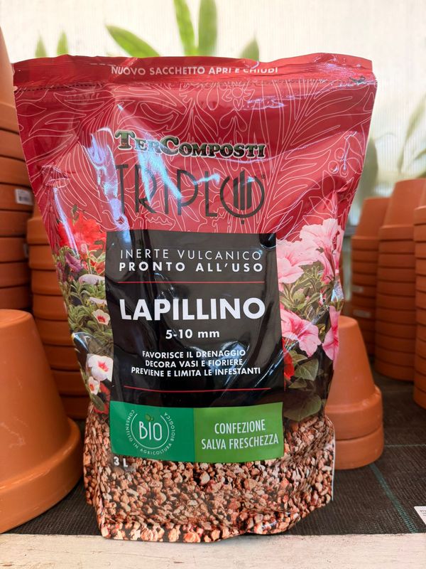 Granulato TerComposti Triplo 5-10 mm, Lapillino - 3 LT