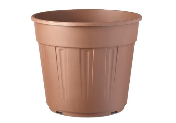 Vaso rotondo da coltivazione in plastica EUROGARDEN – Erba - varie misure