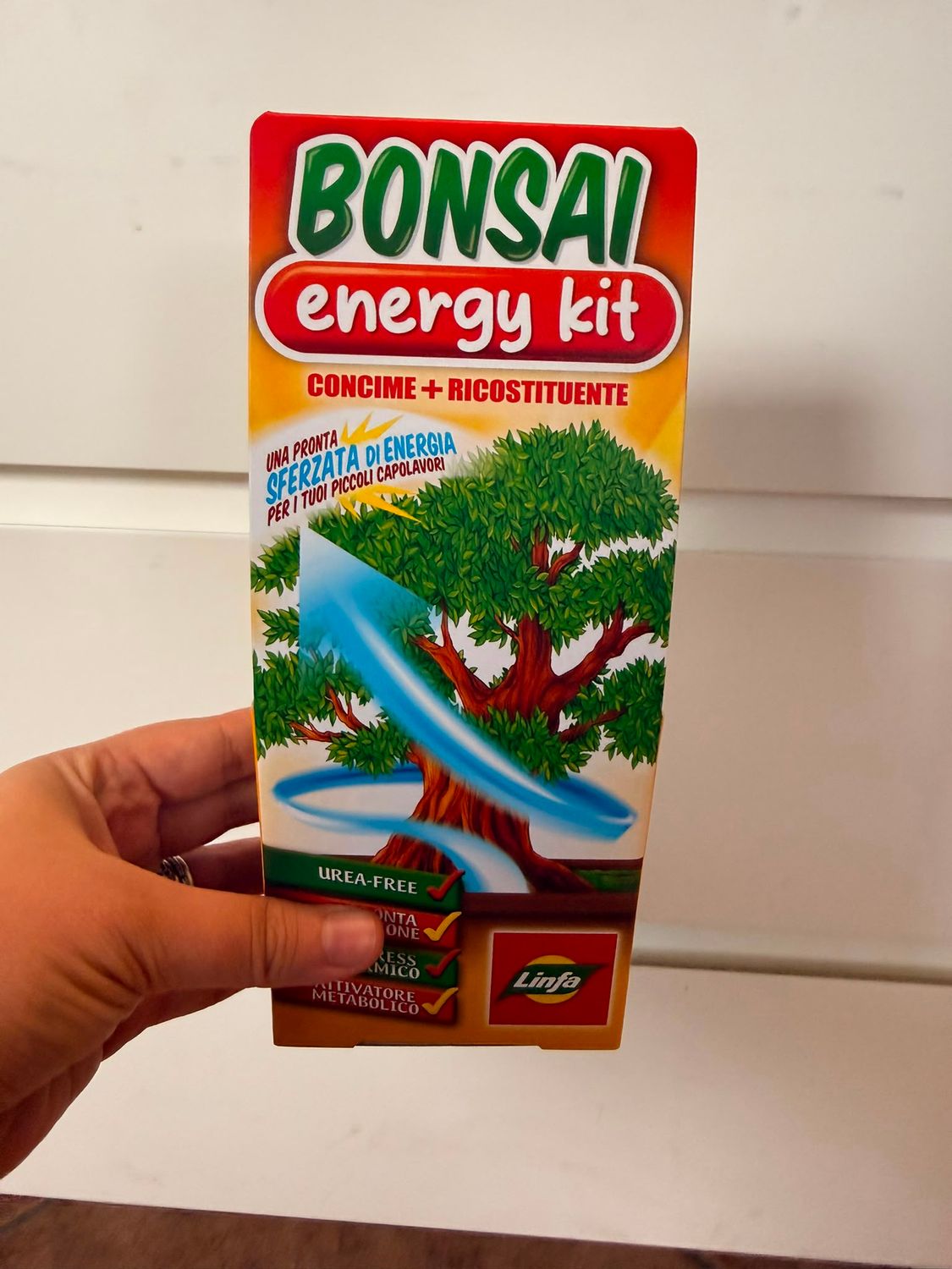 Bonsai Energy kit - 100ml + 4fiale x 5ml - Linfa Bonsai Energy kit - 100ml + 4fiale x 5ml - Linfa