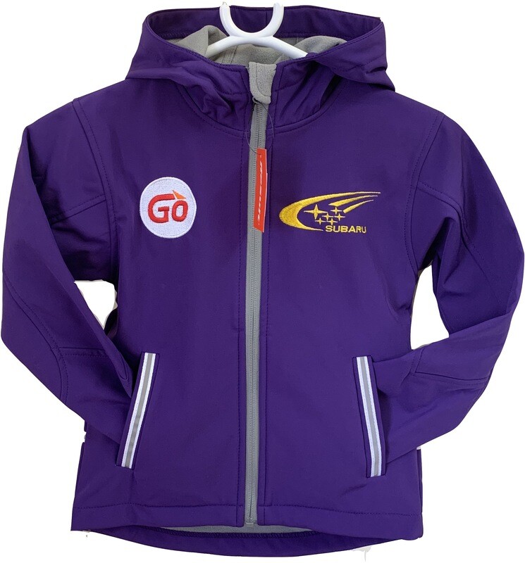 Subaru Kids soft shell purple