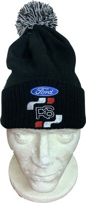 Ford RS Rally Bobble Hat Black