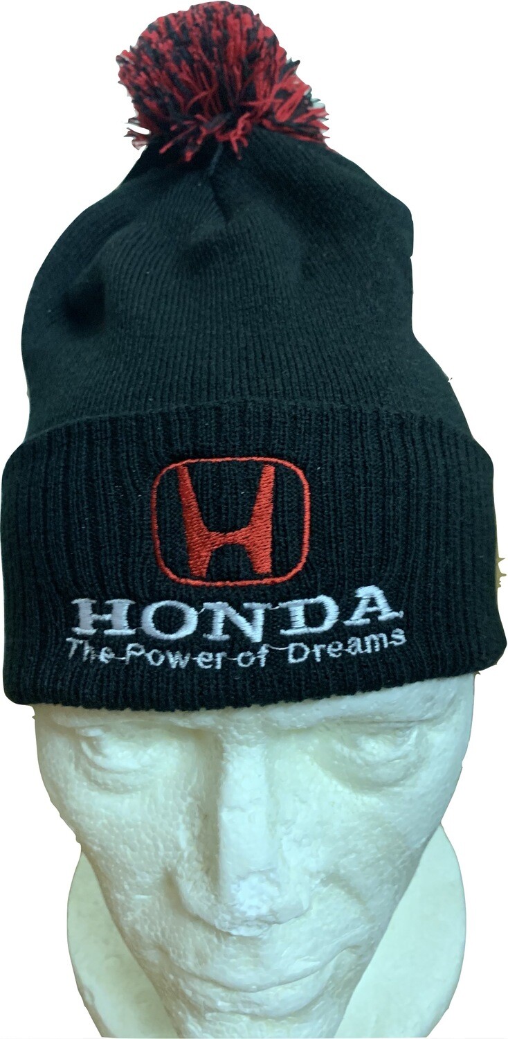 Honda Rally Bobble Hat Black