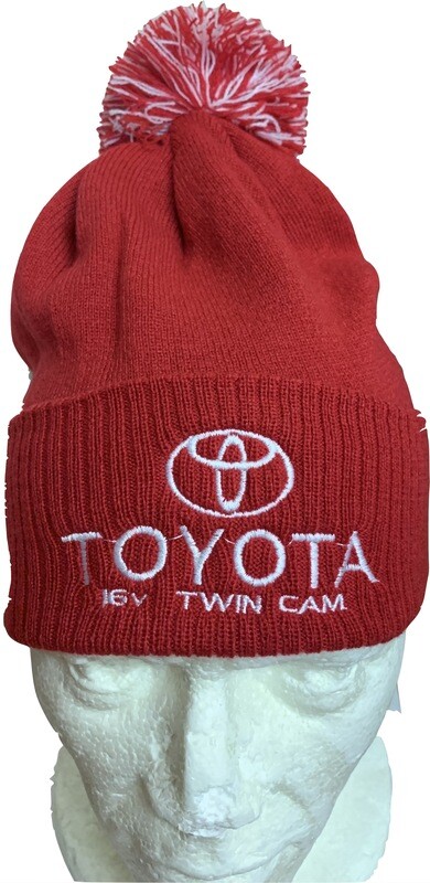 Toyota Rally Bobble Hat Red