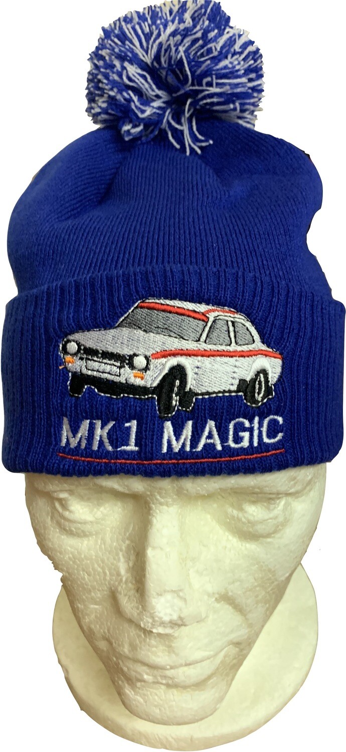 MK 1 Magic Rally Bobble Hat Royal Blue