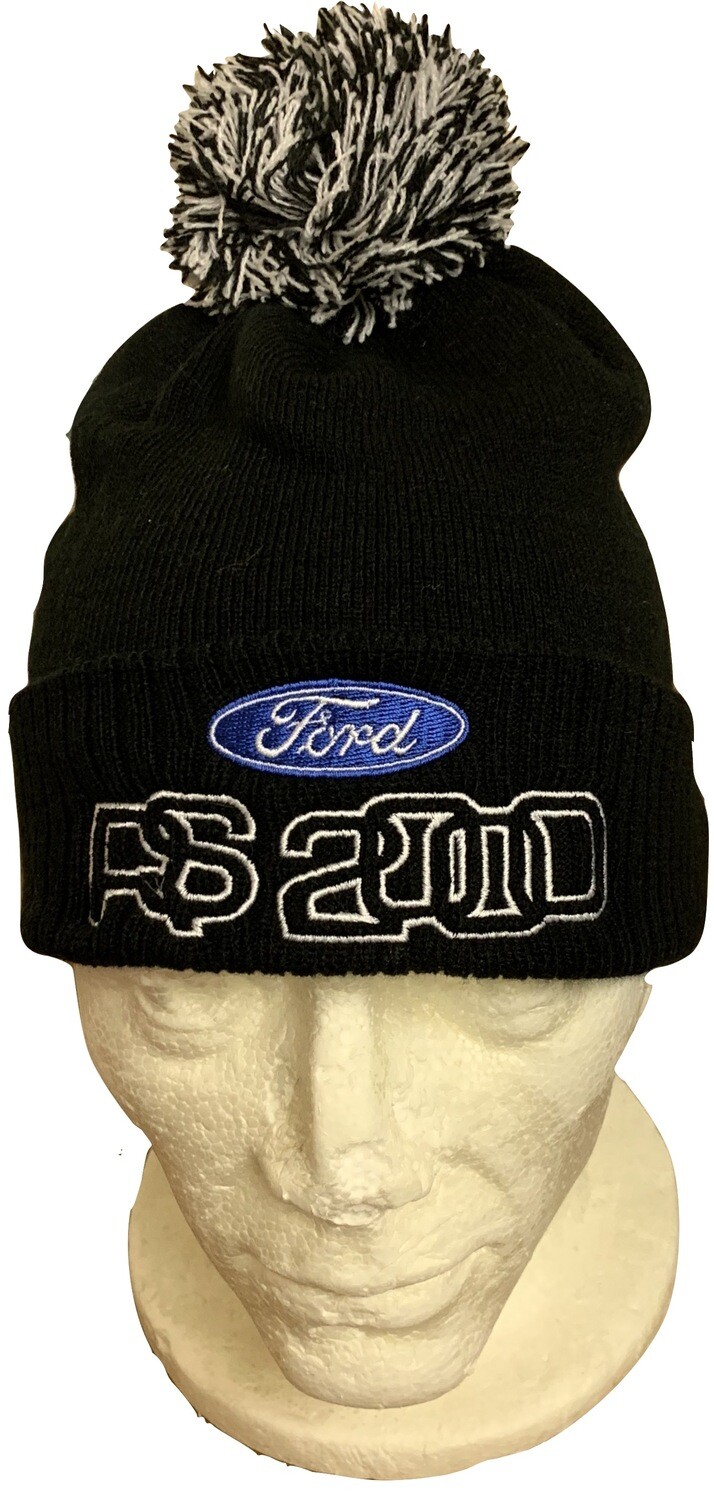 Ford RS 2000 Rally Bobble Hat Black