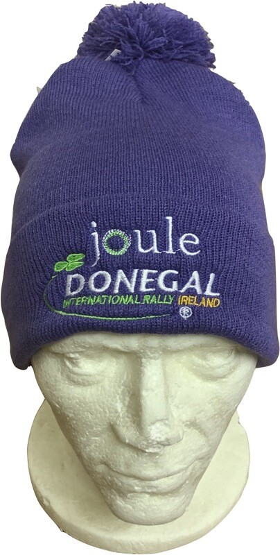 Donegal Purple bobble hat