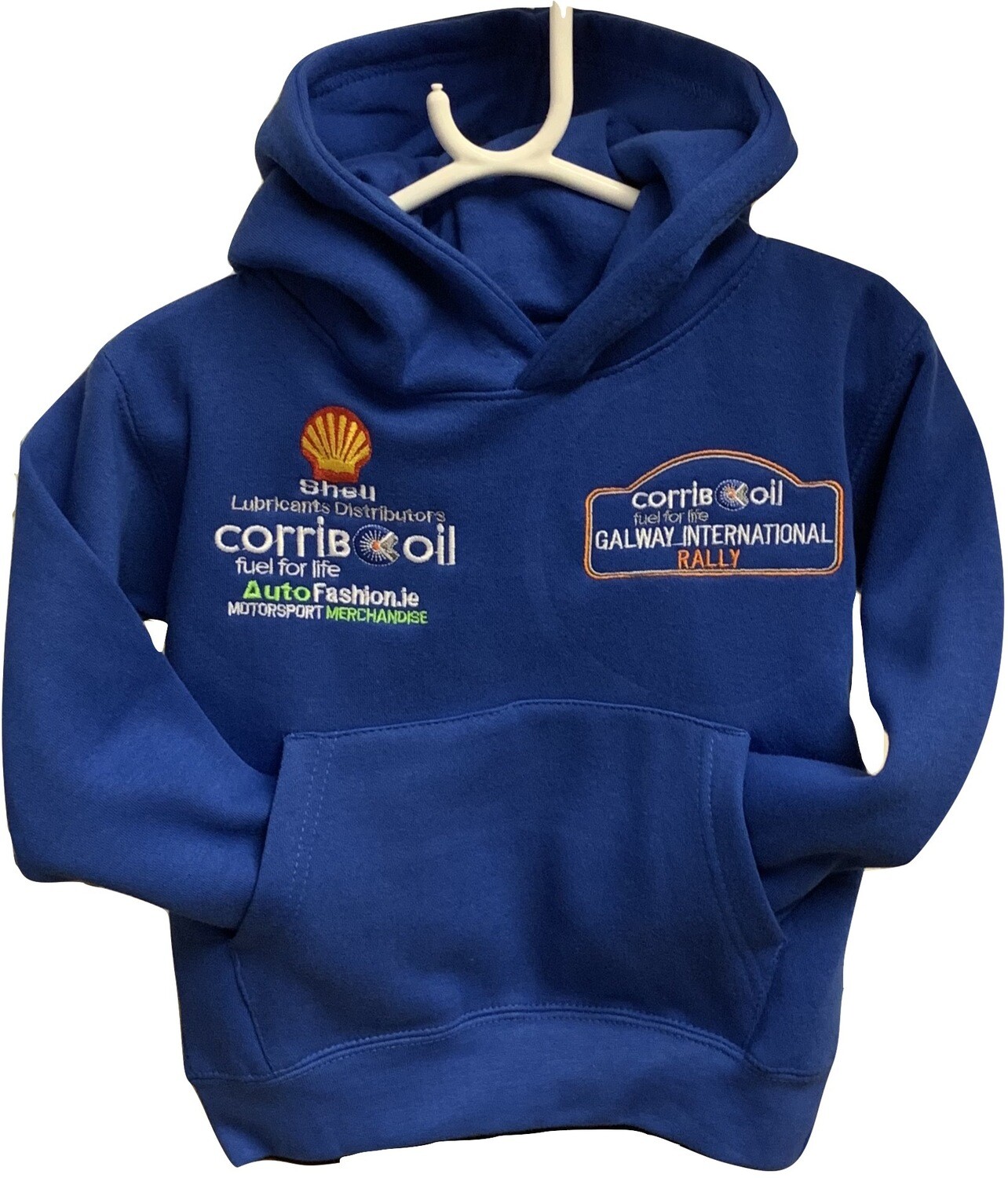 Corrib Oil Galway Intl Rally Kids Hoodie Royal