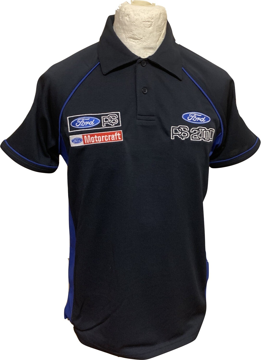 RS 2000 Retro Polo Shirt Navy/Royal