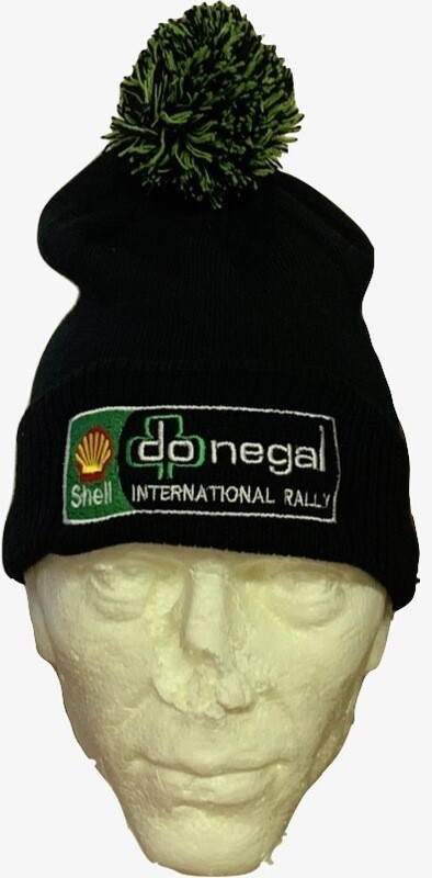 DONEGAL RETRO  Rally Bobble Hat Black/green