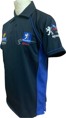 Chemise Peugeot Sport F1 – Manches Courtes, Bleue, Taille M (Neuf, Avec Emballage)