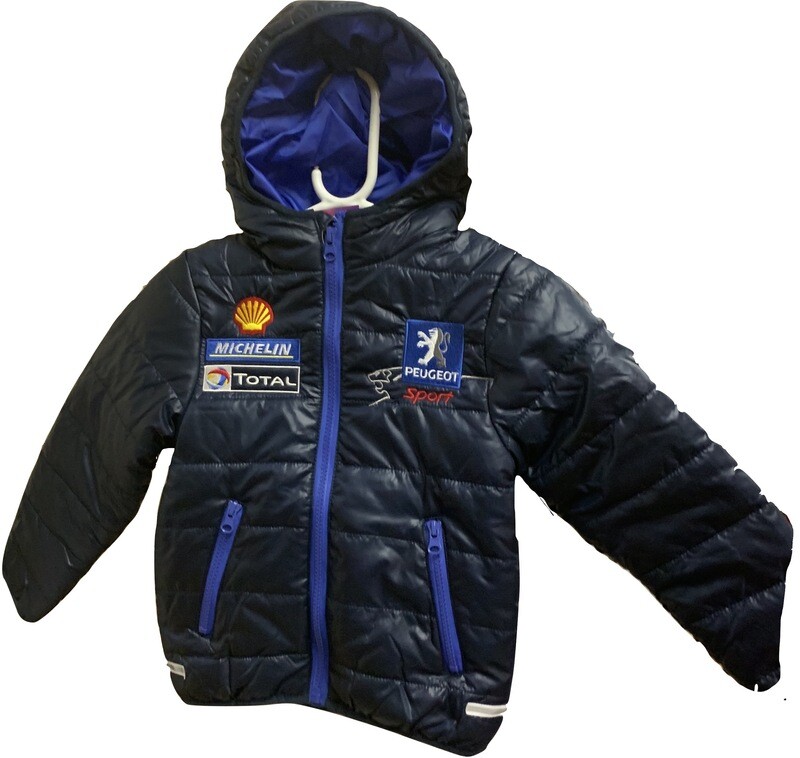 PEUGEOT SPORT KIDS PUFFER JACKET   Navy/Royal