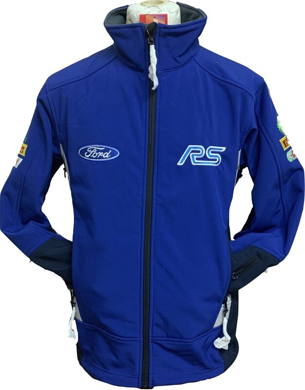 RS Ford soft-shell  Waterproof Rally Jacket Royal Blue