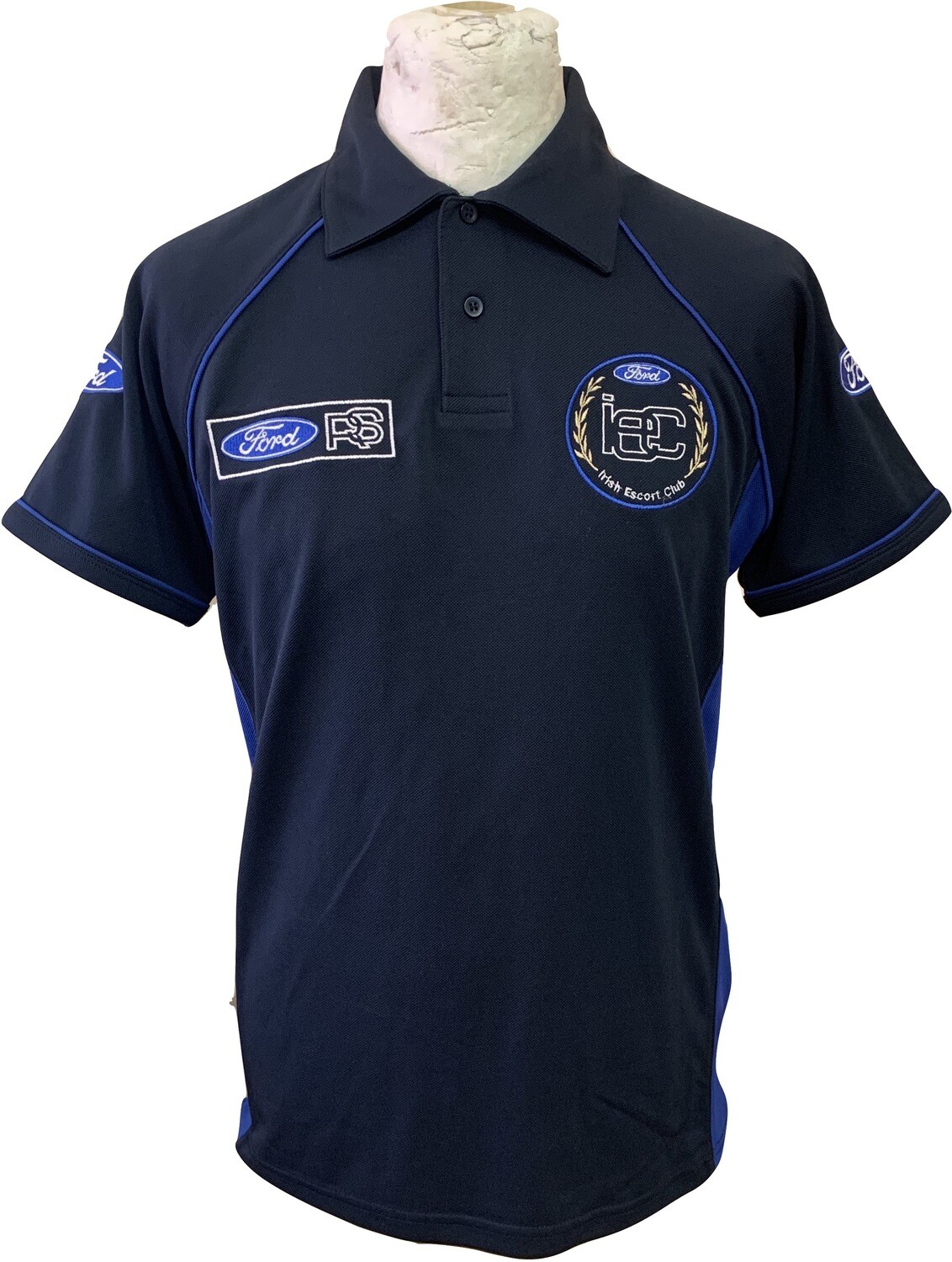 IRISH ESCORT CLUB Polo Shirt Navy/Royal