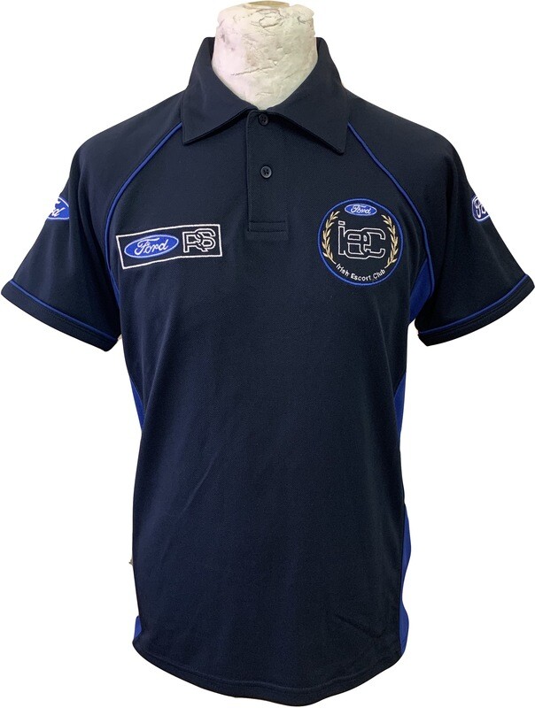 IRISH ESCORT CLUB Polo Shirt Navy/Royal