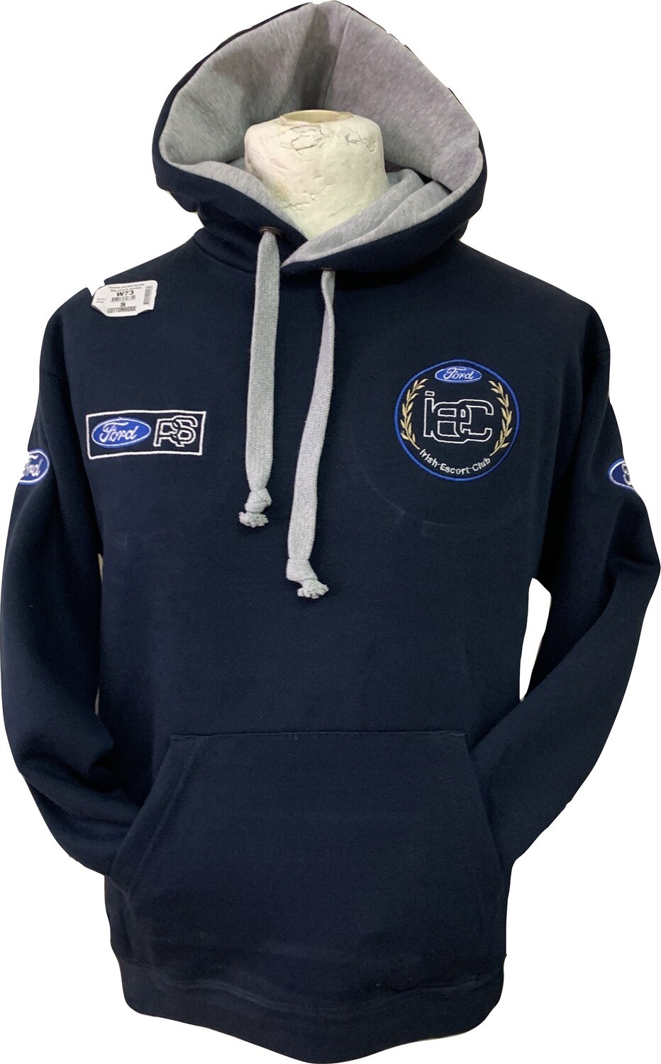IRISH ESCORT CLUB Ford Hoodie Navy Blue