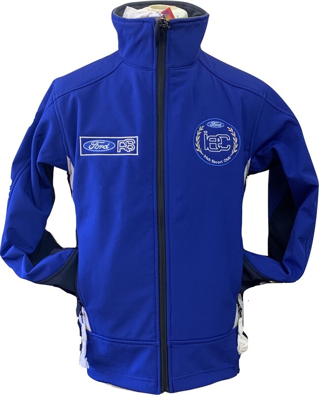 IRISH ESCORT CLUB soft-shell  Waterproof Rally Jacket Royal Blue