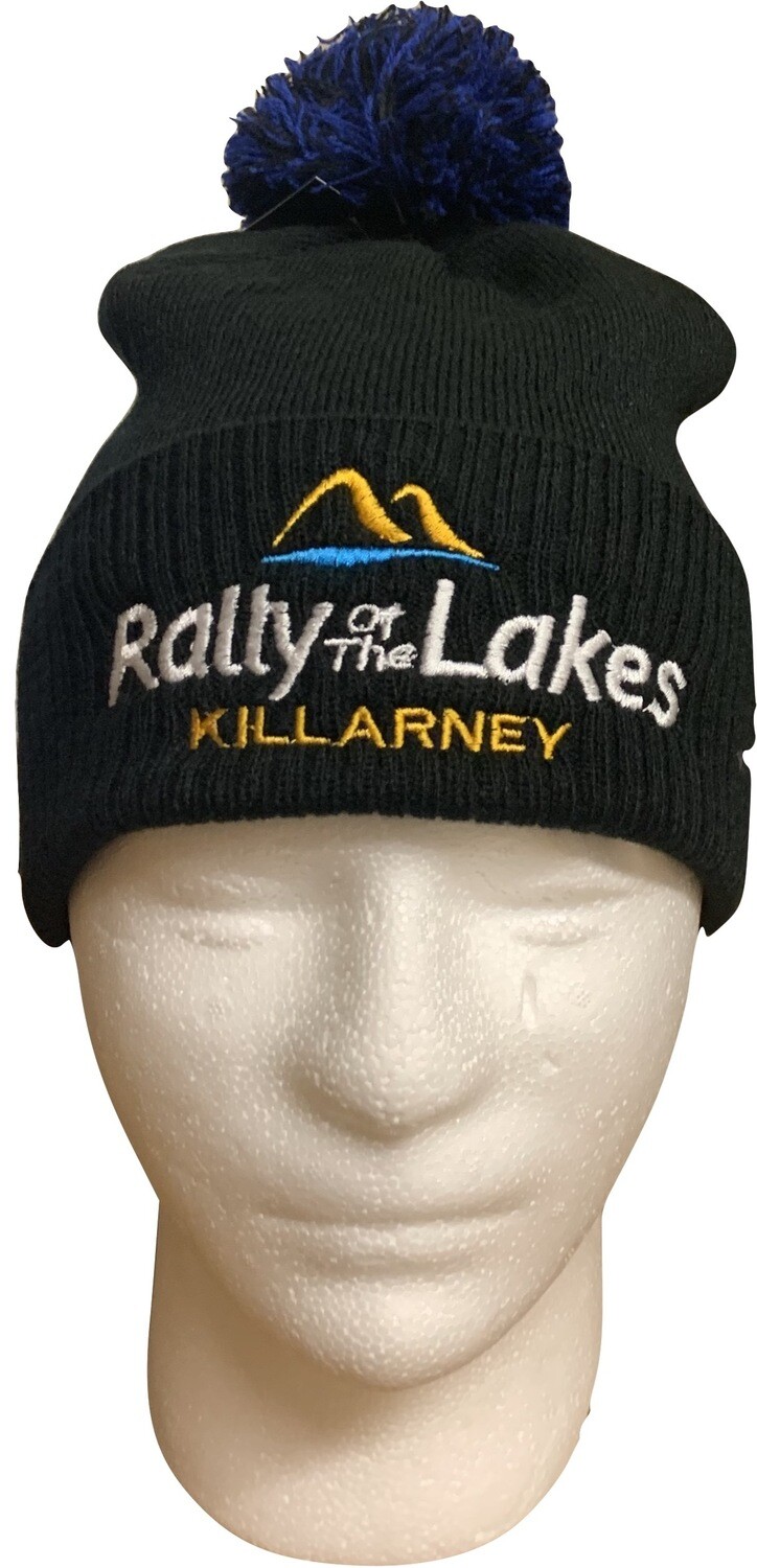 Rally Of The lakes Rally Bobble Hat Black