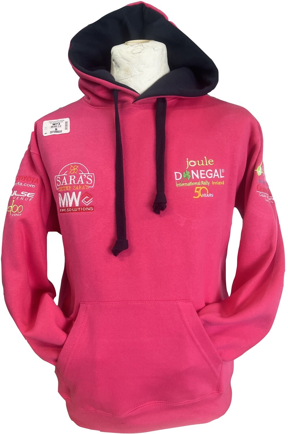 Joule Donegal INTL Hoodie Ladies in pink
