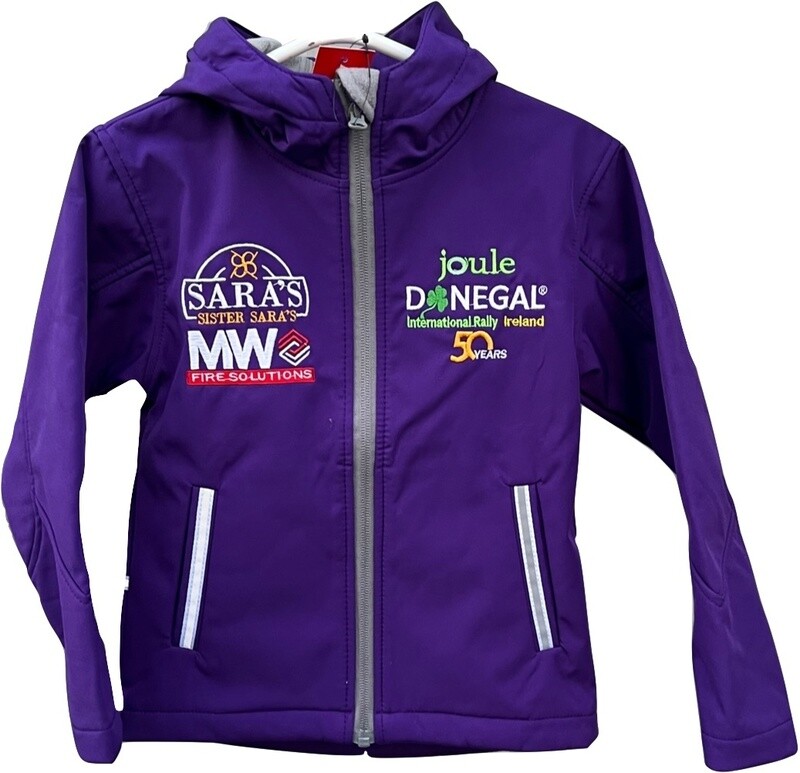 Joule Donegal Kids Soft Shell Jacket PURPLE