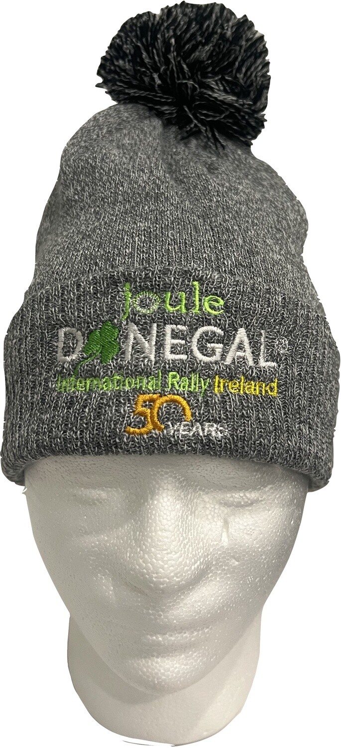 Joule Donegal  Intl Rally Bobble hat Grey
