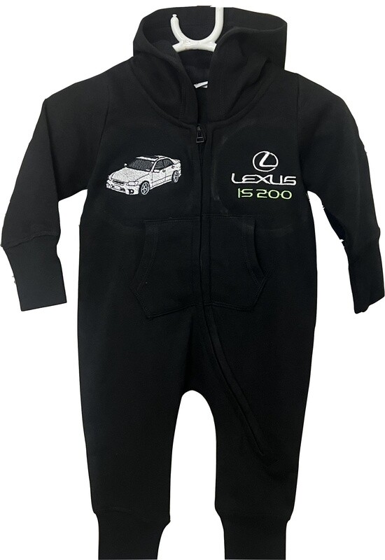 Lexus Motorsport All in one Baby Suits black grey pink or Navy