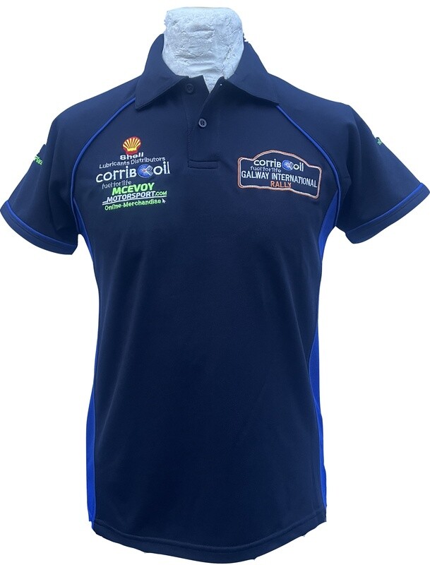CORRIB OIL GALWAY INTL RALLY polo Navy/Royal