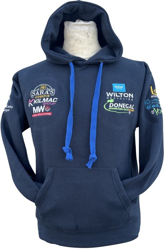 Wilton Donegal INTL Hoodie Navy with royal cord