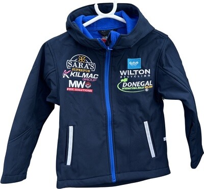 Wilton Donegal Kids Soft Shell Jacket Navy