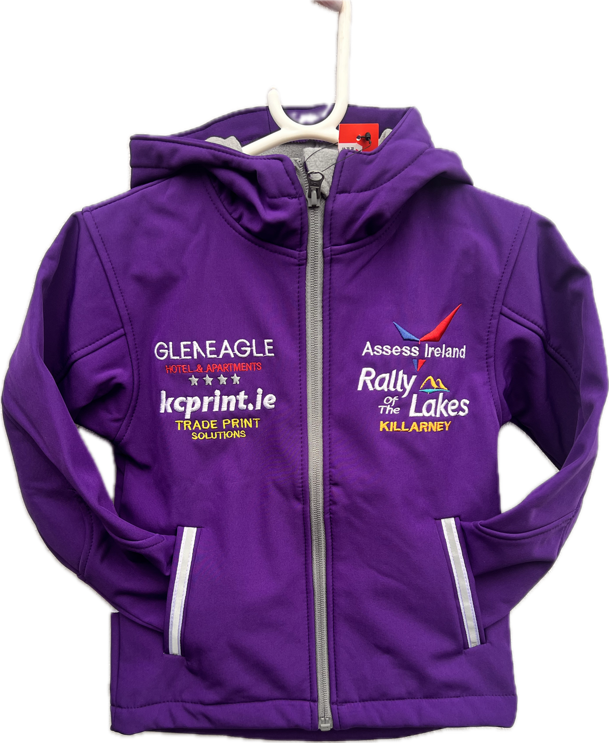 RALLY OF THE LAKES KIDS SOFTSHELL PURPLE