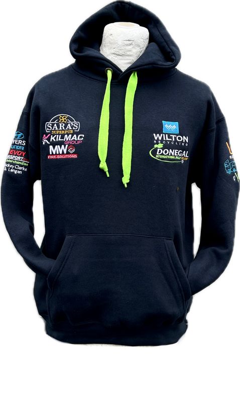 Wilton Donegal INTL Hoodie Navy with Green cord