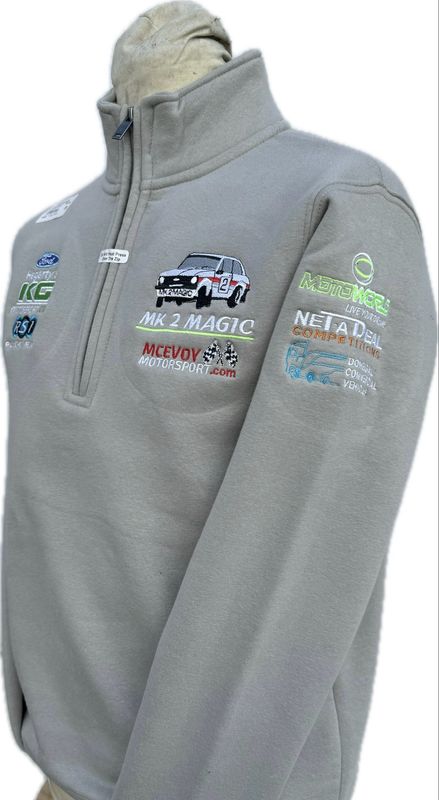 NEW Mk2 Magic Quarter Zip Grey Mist