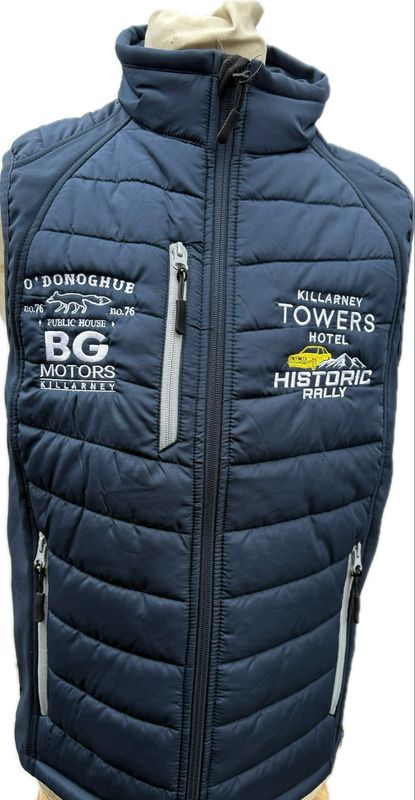 NEW Killarney Historic Bodywarmer Navy/Grey