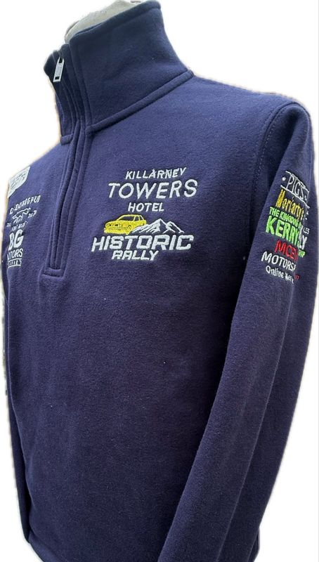 NEW Killarney Historic Quarter Zip Navy