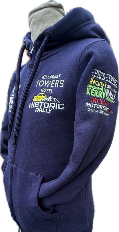 NEW Killarney Historic Rally Full Zip Navy