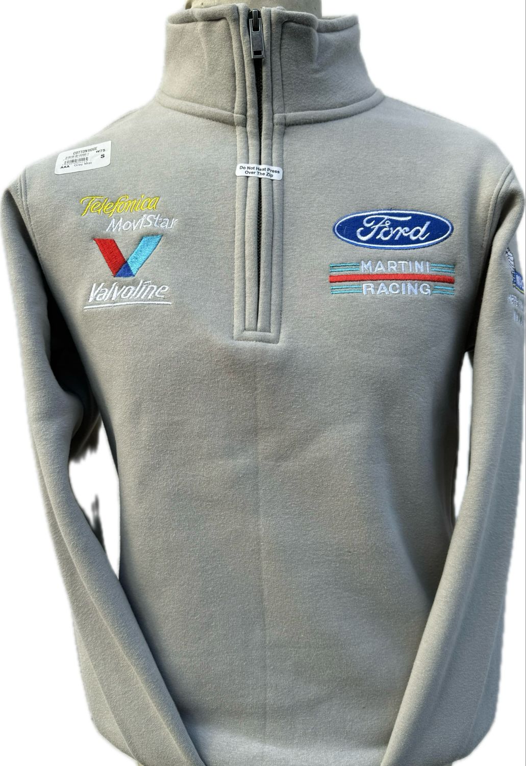 Ford Martini Quarter Zip Grey Mist
