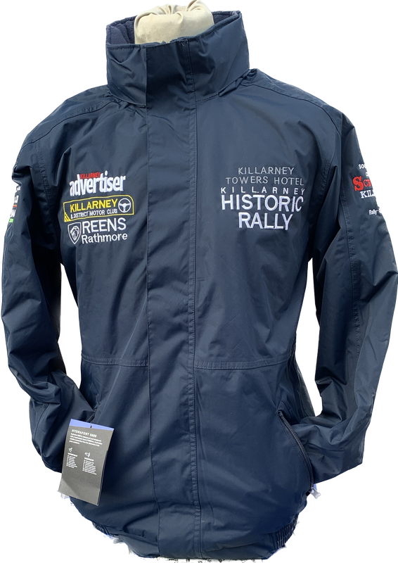 Killarney Historic WATERPROOF Rally Jacket NAVY