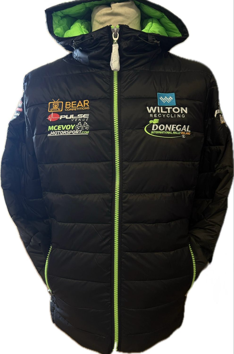New Wilton Donegal Intl Rally Puffy Jacket Black Green 2026/7