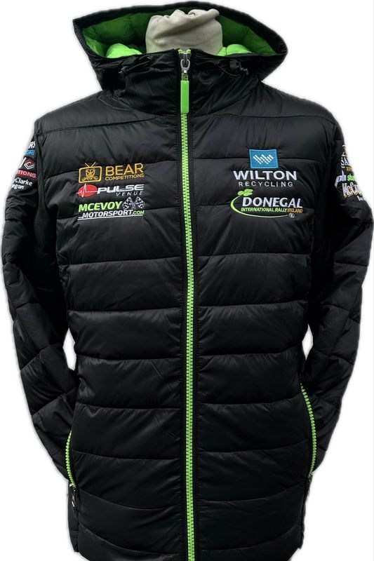 New Wilton Donegal Intl Rally Puffy Jacket Black Green 2026/7 ONLINE ONLY