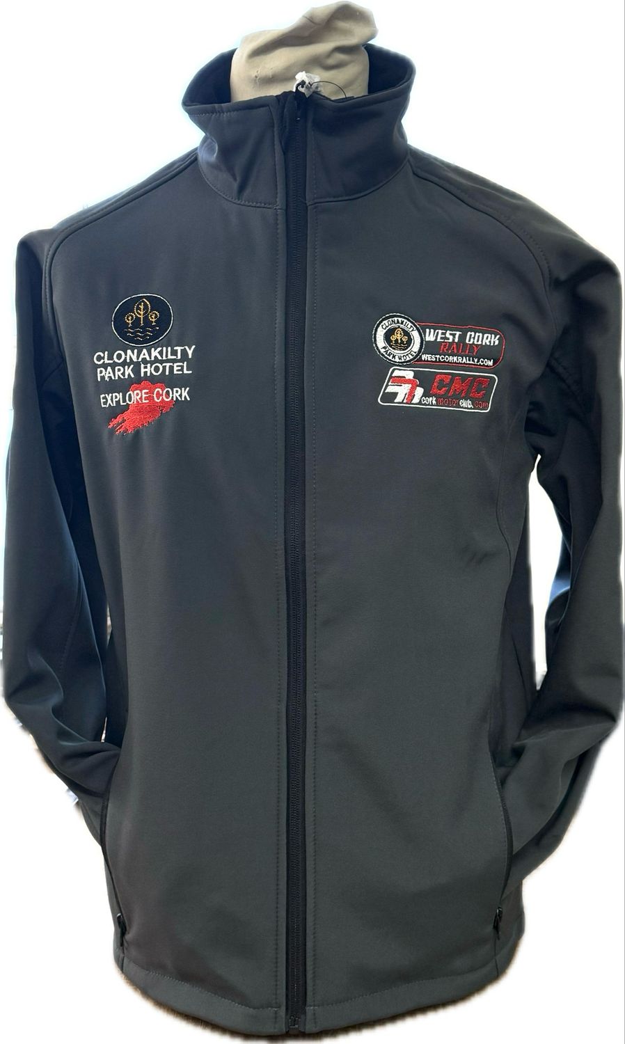 NEW WEST CORK RALLY SOFT-SHELL JACKET GREY