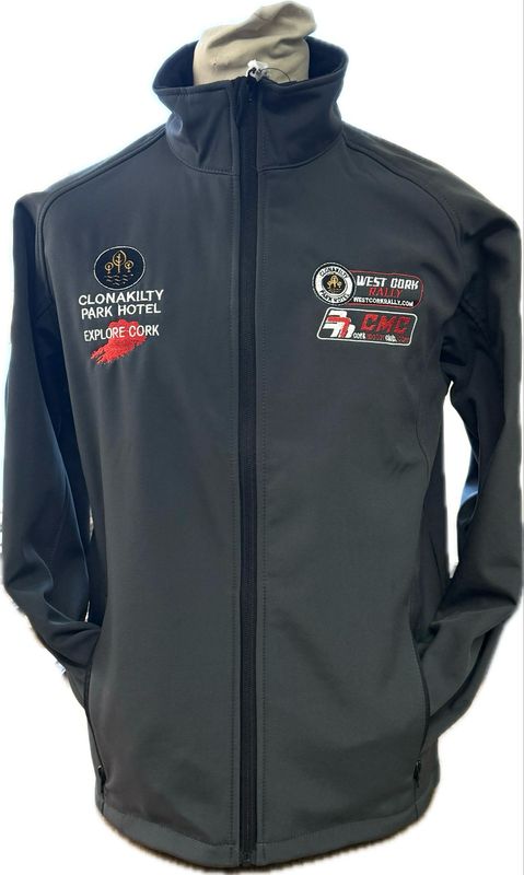 NEW WEST CORK RALLY SOFT-SHELL JACKET GREY