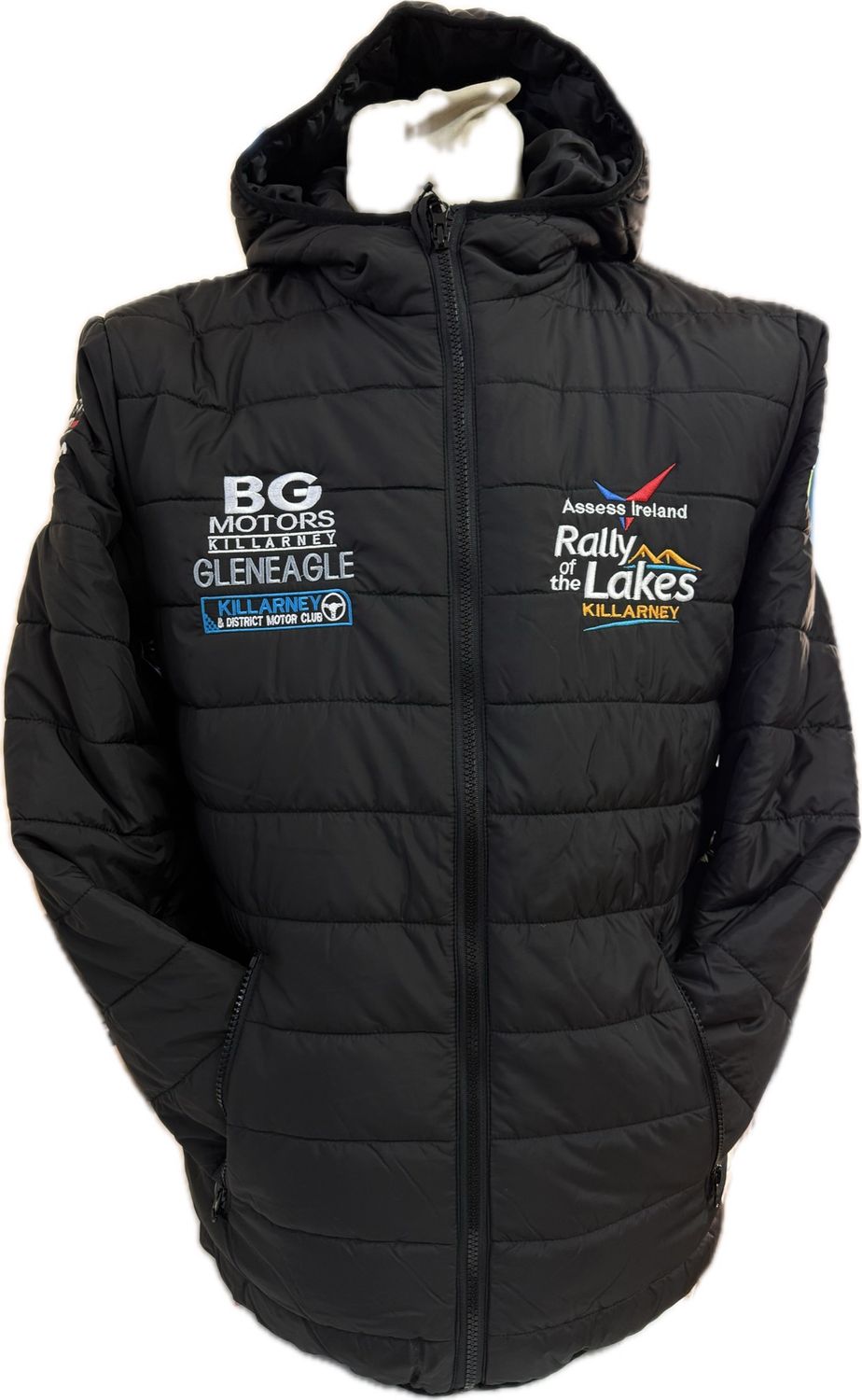 New Assess Ireland Rally Of The Lakes Puffy Jacket Black