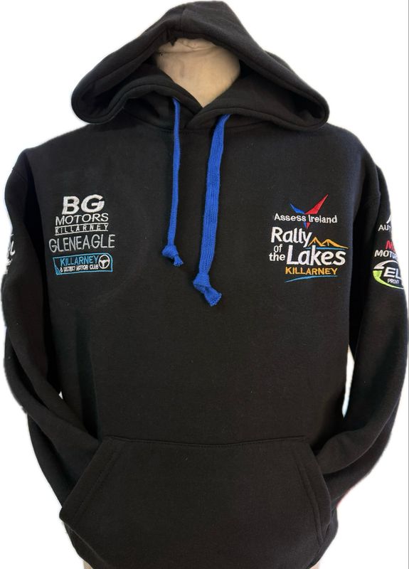 New Assess Ireland Rally Of The Lakes Hoodie Black
