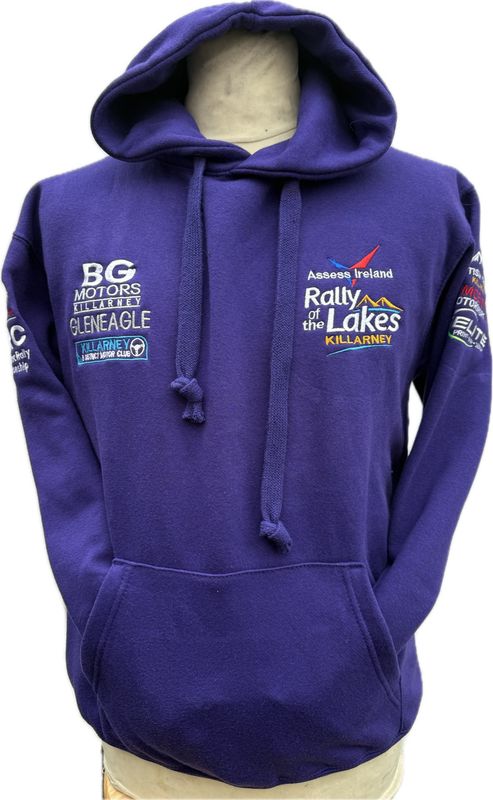 New Assess Ireland Rally Of The Lakes Hoodie Purple