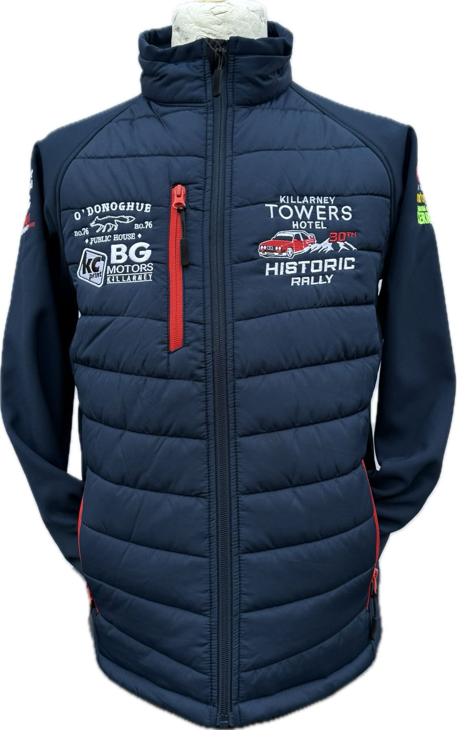 New Killarney Towers Hotel 30th Historic Rally Puffer Jacket