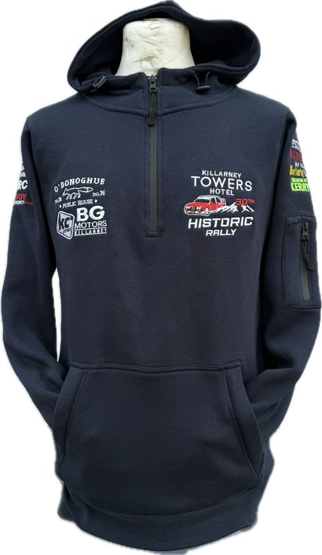 New Killarney Towers Hotel 30th Historic Rally Hooded Quarter Zip