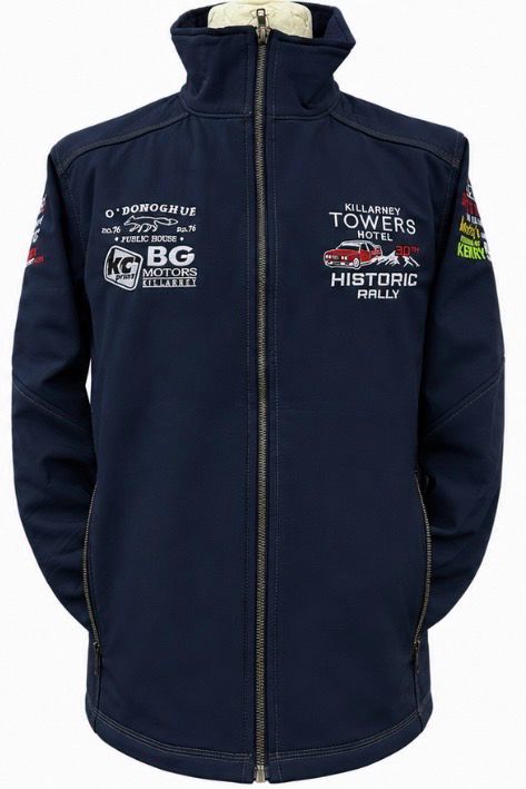 New Killarney Towers Hotel 30th Historic Rally Softshell Jacket Navy